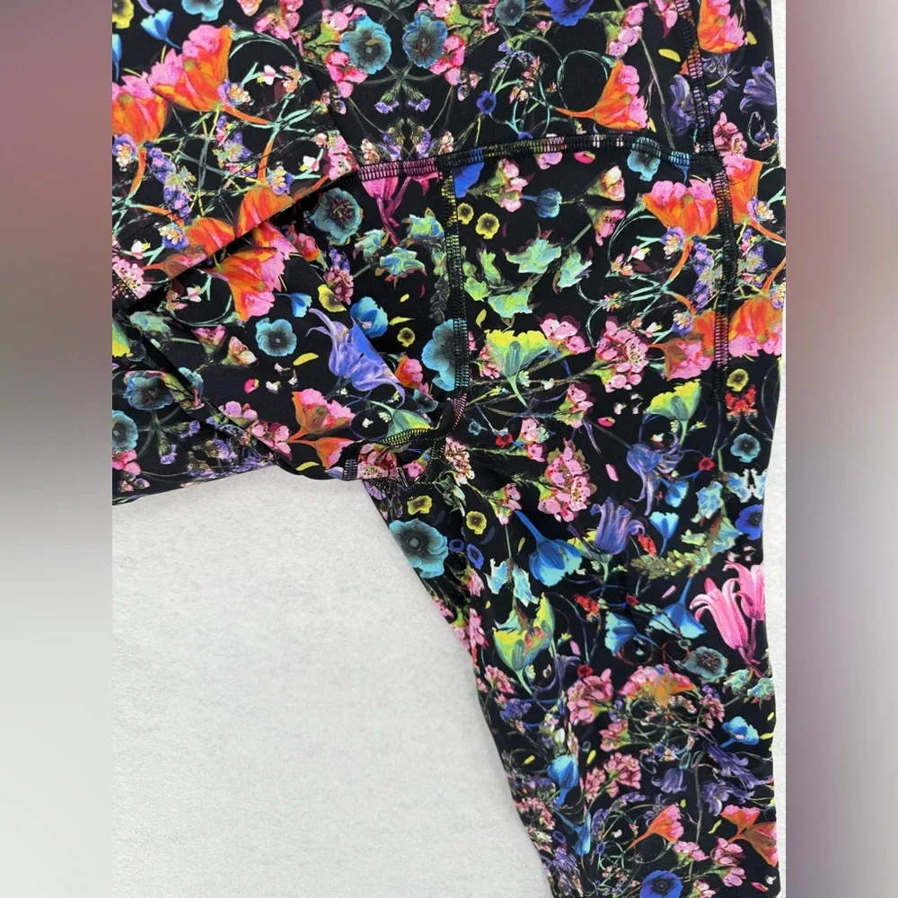 Lululemon Swift Speed High-Rise Tight 21” Flowerscope Black Multi Size‎ 2